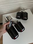 Насадки на выхлоп akrapovic двойные насадки акрапович карбон насадки