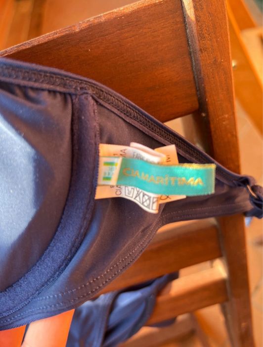 Bikini azul Cia Maritima (usado apenas 2x)