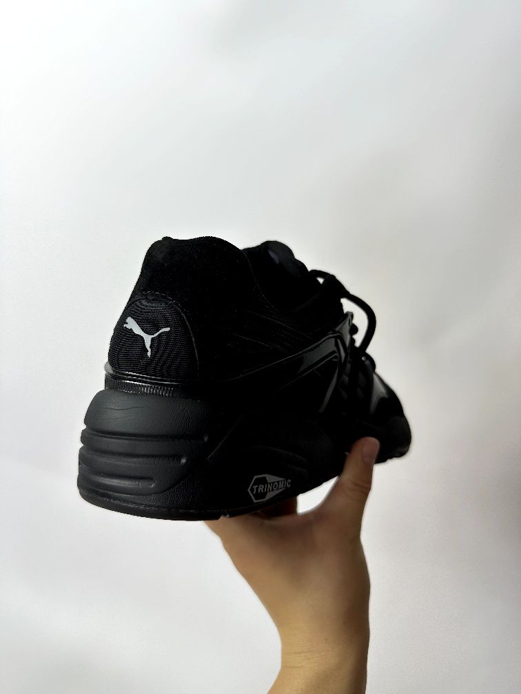 Кроссовки Puma Trinomic R698 мужские Пума черные Puma RS-X Puma Suede