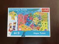 Edukacyjne Puzzle - Mapa Polski