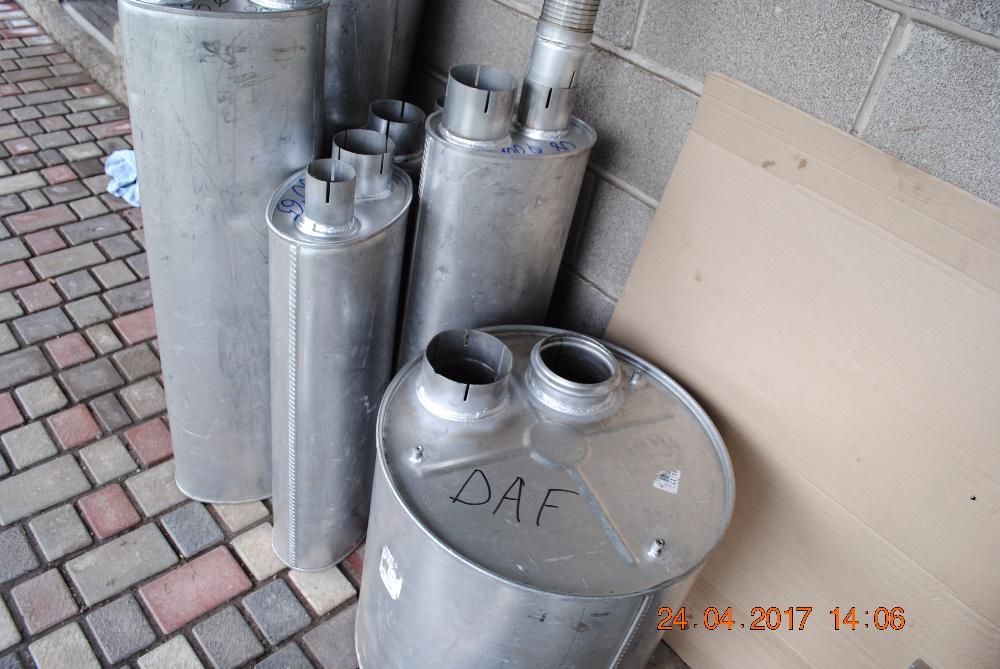 глушители трубы MAN DAF ман даф