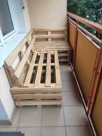 Sofa z palet na balkon