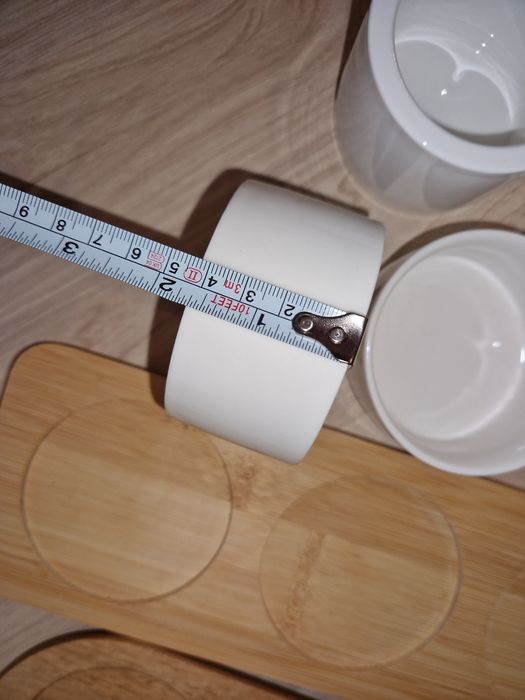 Zestaw taca z miseczkami do przystawek patera + home&you przyprawnik