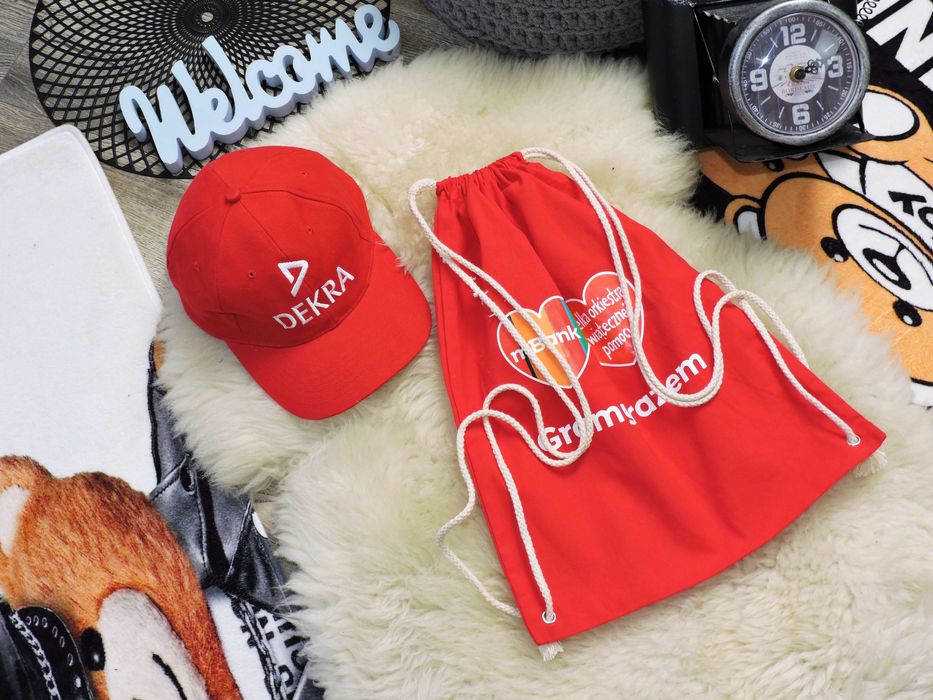 Zestaw sportowy czapka + worek