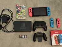 Ningendo switch + jogos