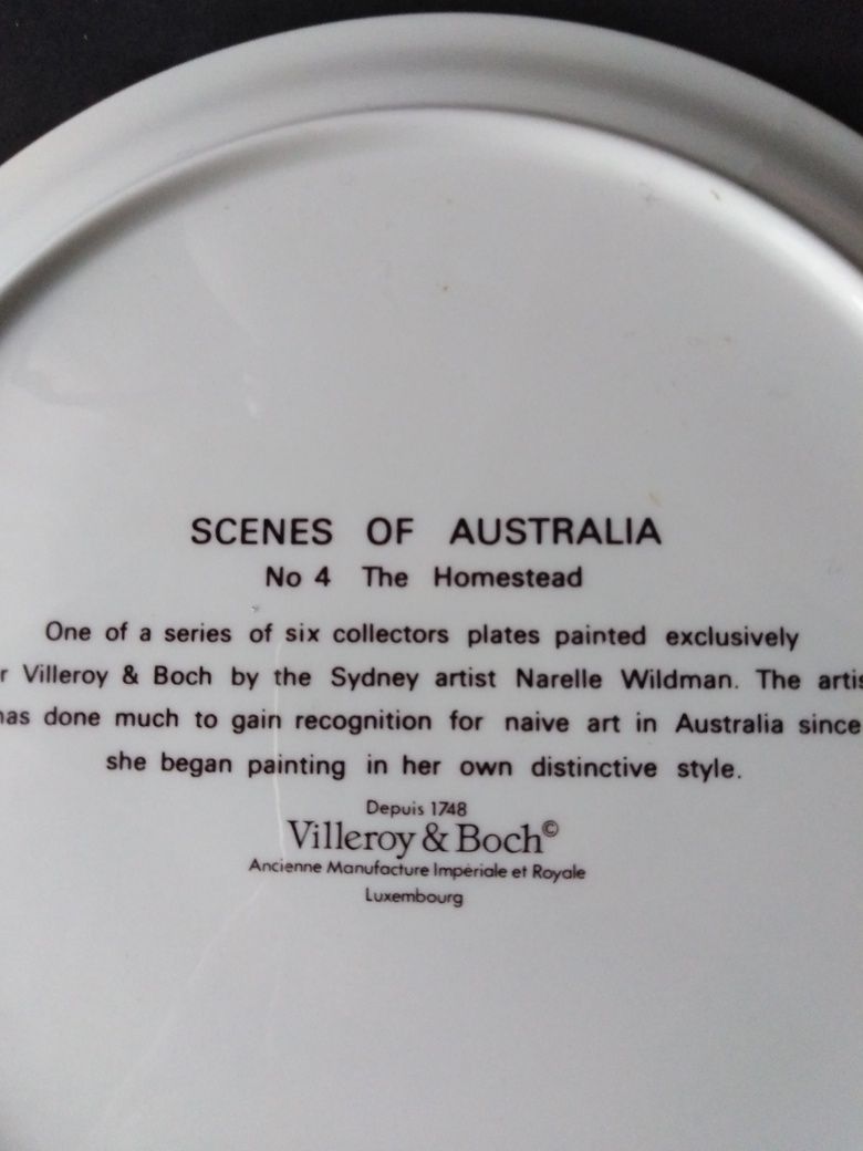 Villeroy & Boch talerz dekoracyjny Scene of Australia