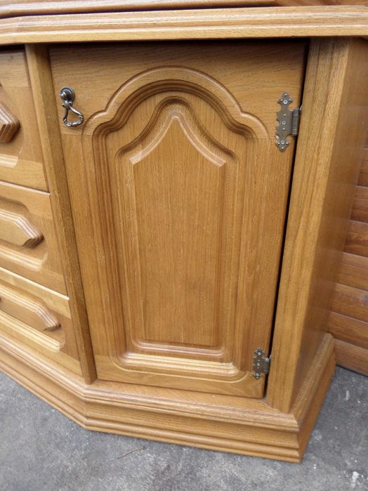 dębowa witryna stan bdb WYSYŁKA DOWÓZ