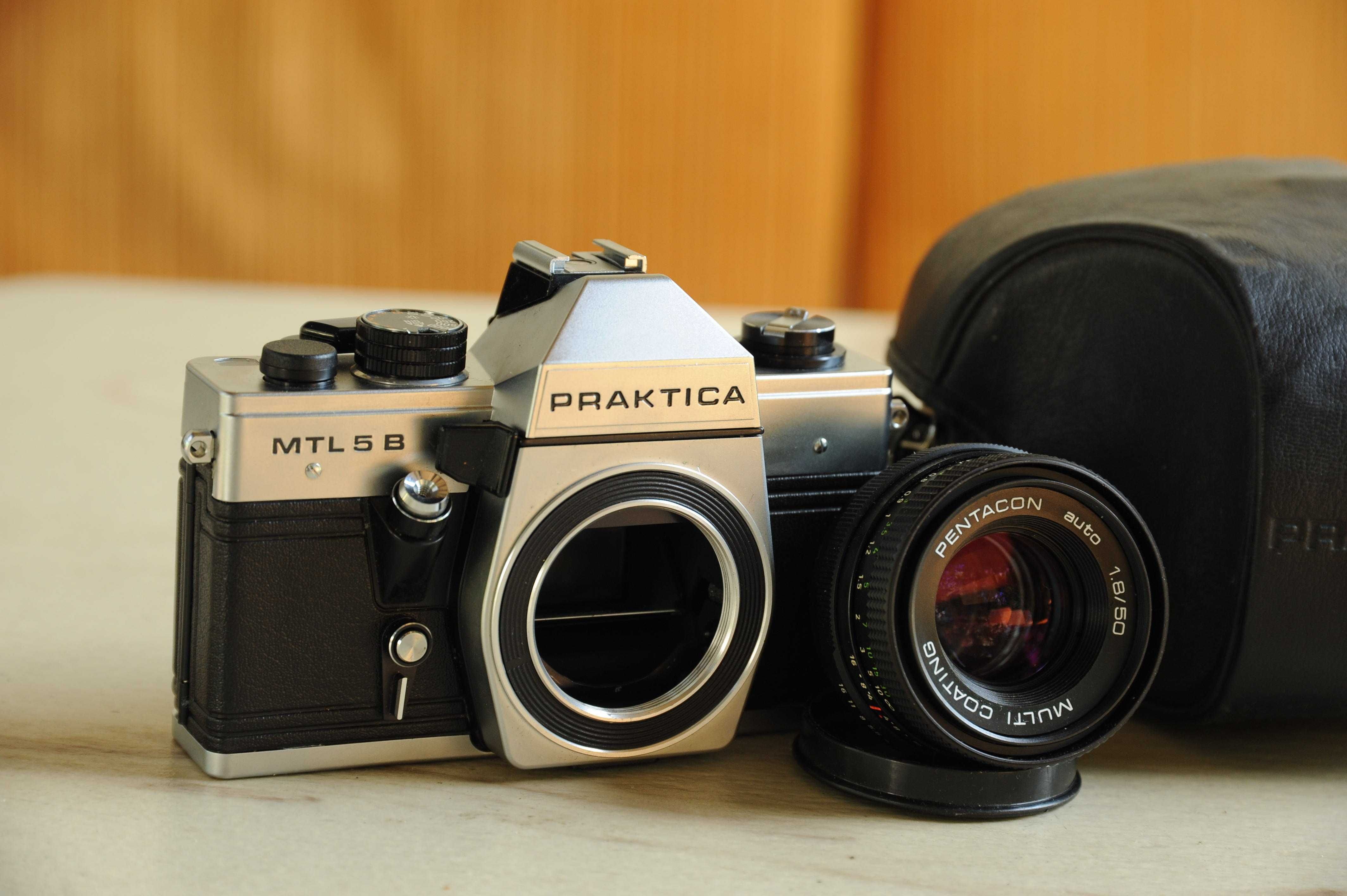Praktica MTL 5B + ob. 1,8/50 - ładny i sprawny w futerale