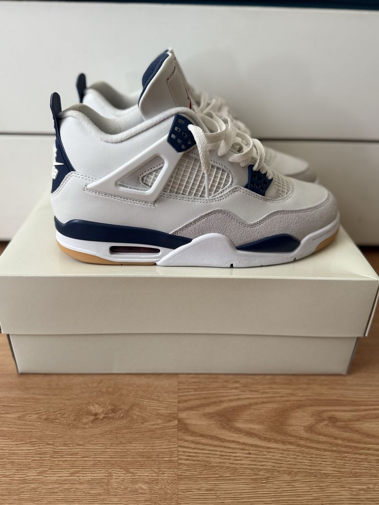 Air jordan 4 Sb White/ Navy