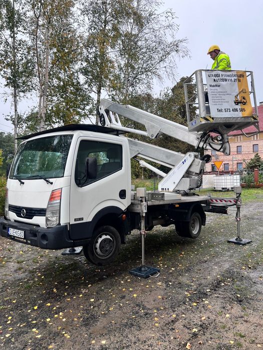 Usługi Podnośnikiem koszowym  z operatorem do 21m