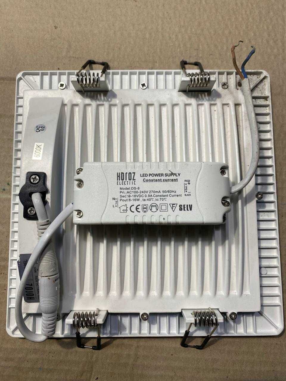 Светодиодные светильники Feron AL2111 15 W  и Horoz HL 686L  15 W