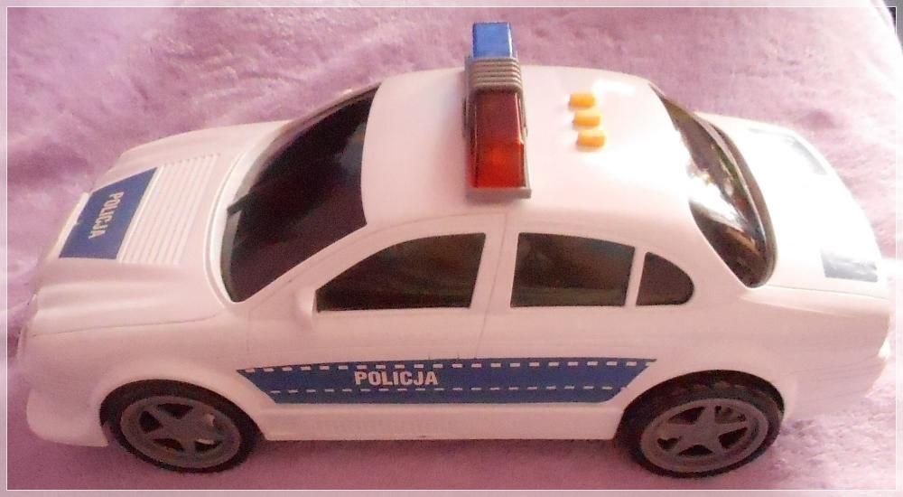 Duża policja 41 cm światło dzwięk