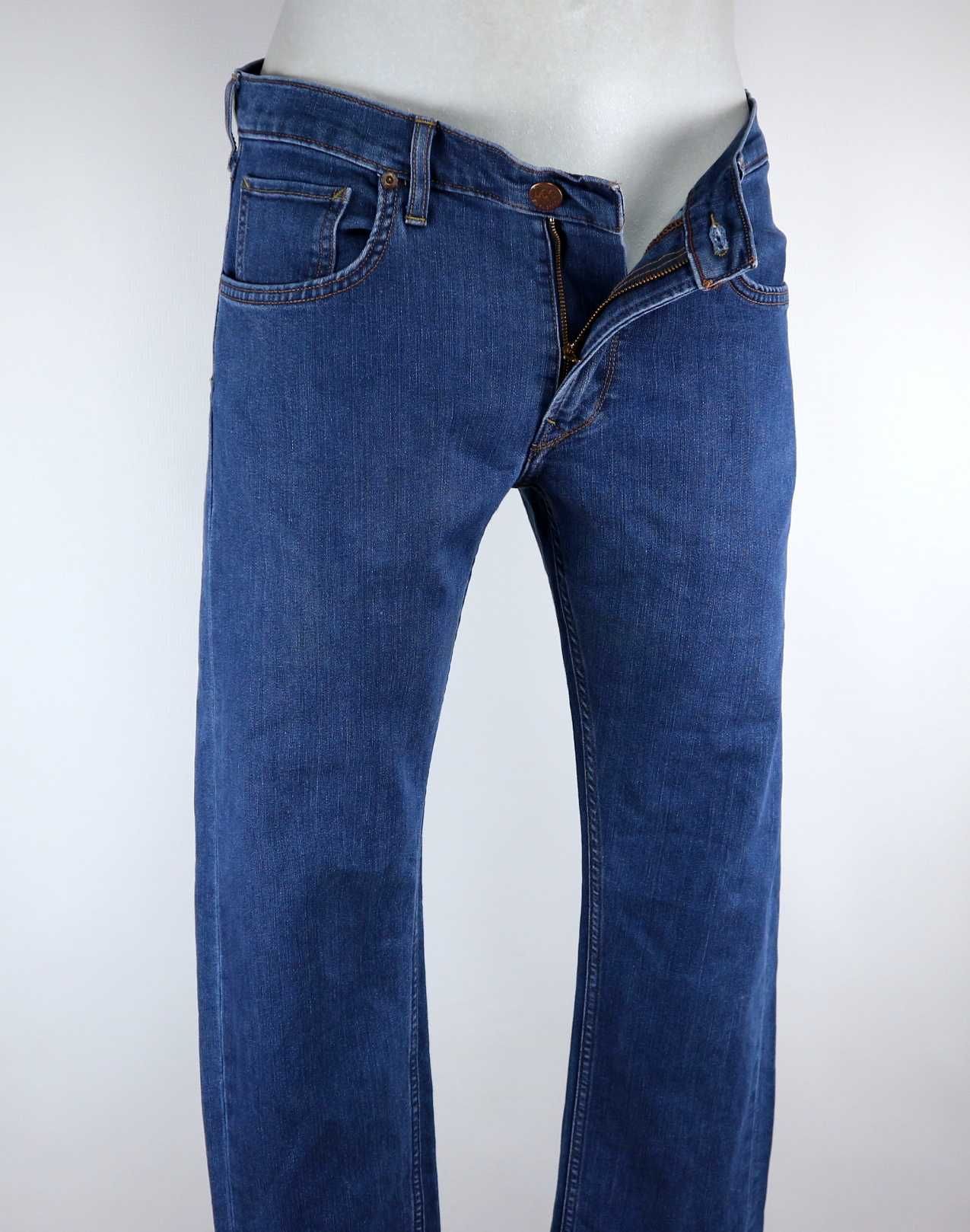 Lee Daren Zip Fly spodnie jeansy W34 L30 pas 2 x 45/47 cm