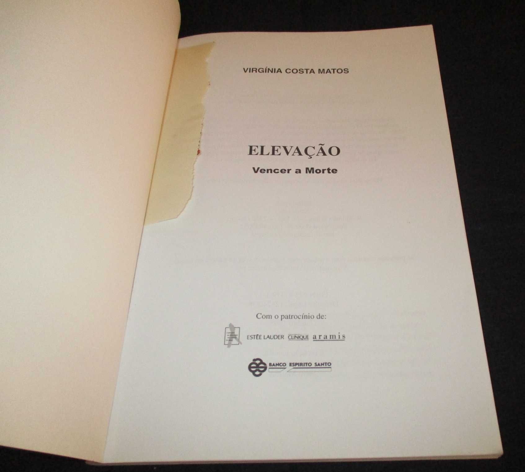 Livro Elevação Vencer a Morte Virgínia Costa Matos