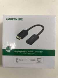 Конвертер UGREEN MM137 DisplayPort to HDMI Female Converter 1080P