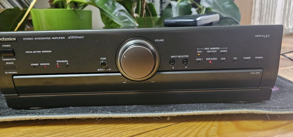 Technics SU-A800M2 zintegr.wzm.mocy MARK2+oryginalny pilot-bdb.stan