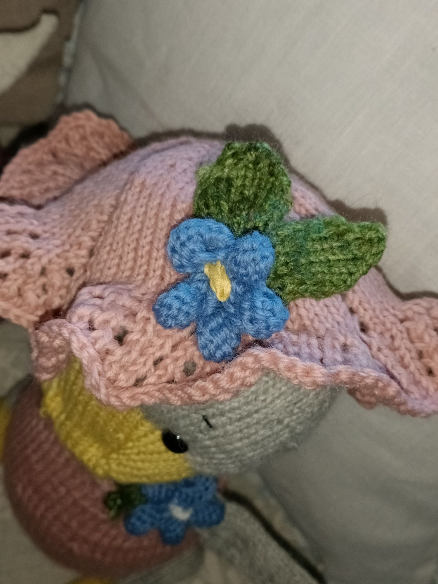 Ptyś i Balbina na wakacjach amigurumi