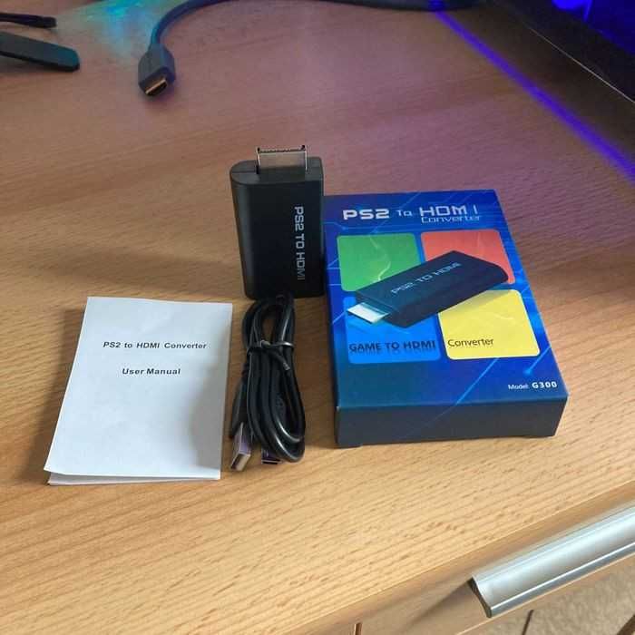 PS2 - Conversor PlayStation 2 para HDMI - NOVO