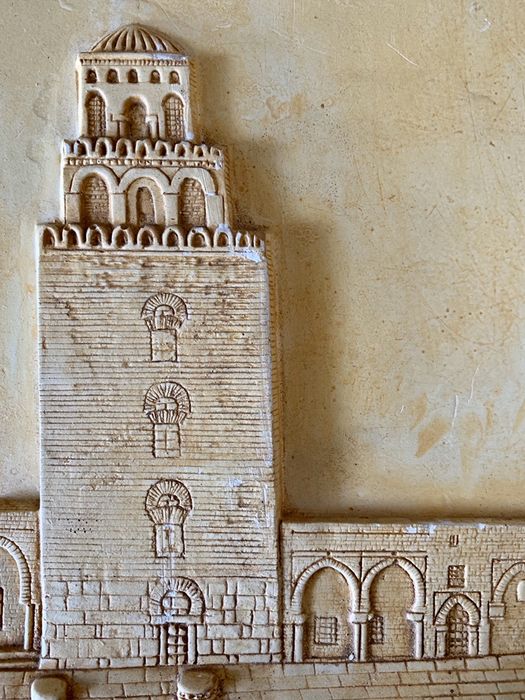 Quadro tunisiano em cerâmica