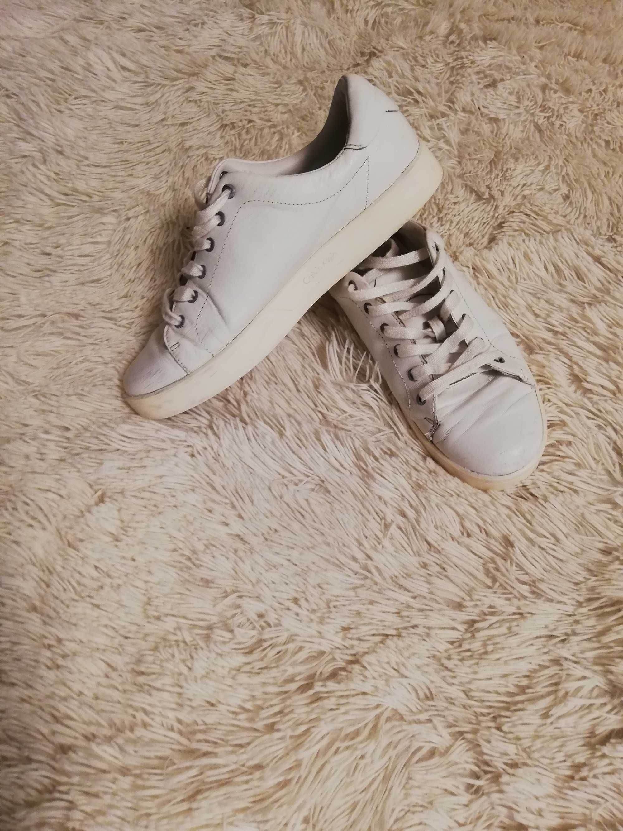 buty calvin klein 36 białe sneakersy 36 calvin klein