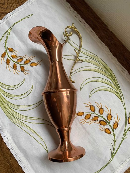 Медный графин-ваза винтаж, Франция