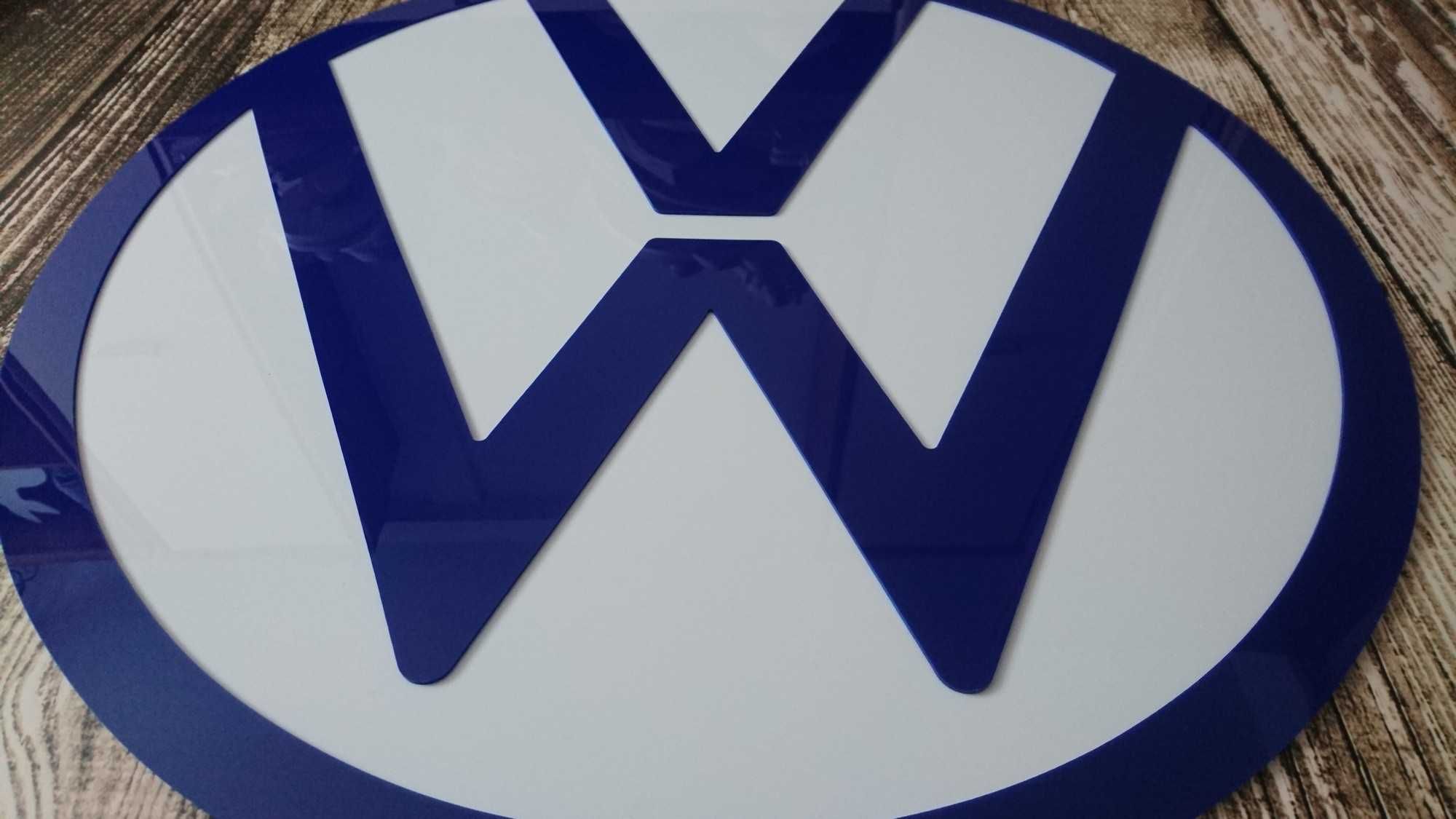 Logo Szyld emblemat Volkswagen do garażu pokoju na ścianę prezent