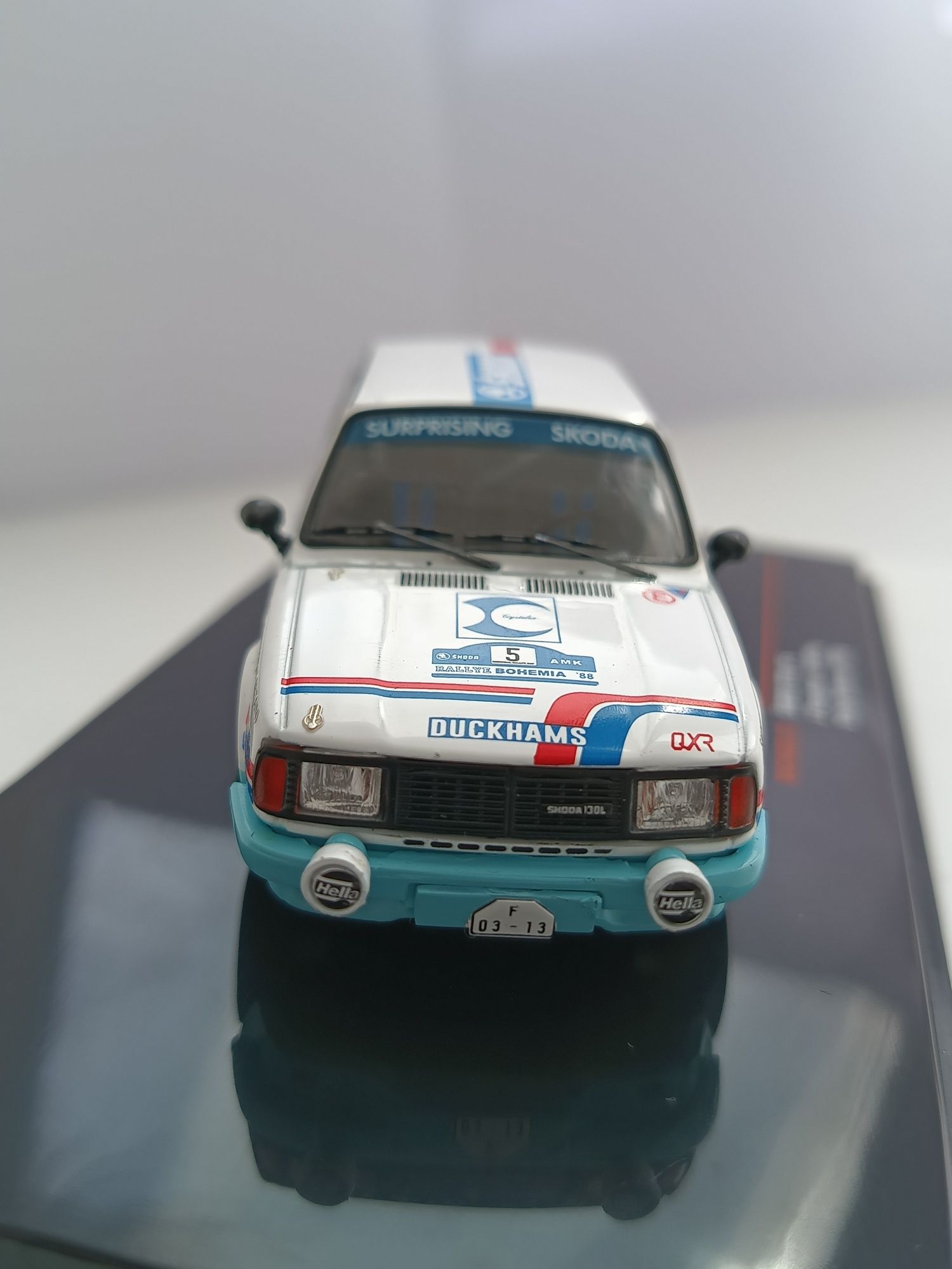 Skoda 130L - Rally Bohemia 1988. IXO. 1:43.