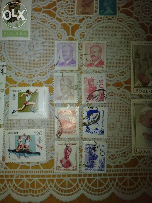 Znaczki pocztowe lata 70, 80 itp.