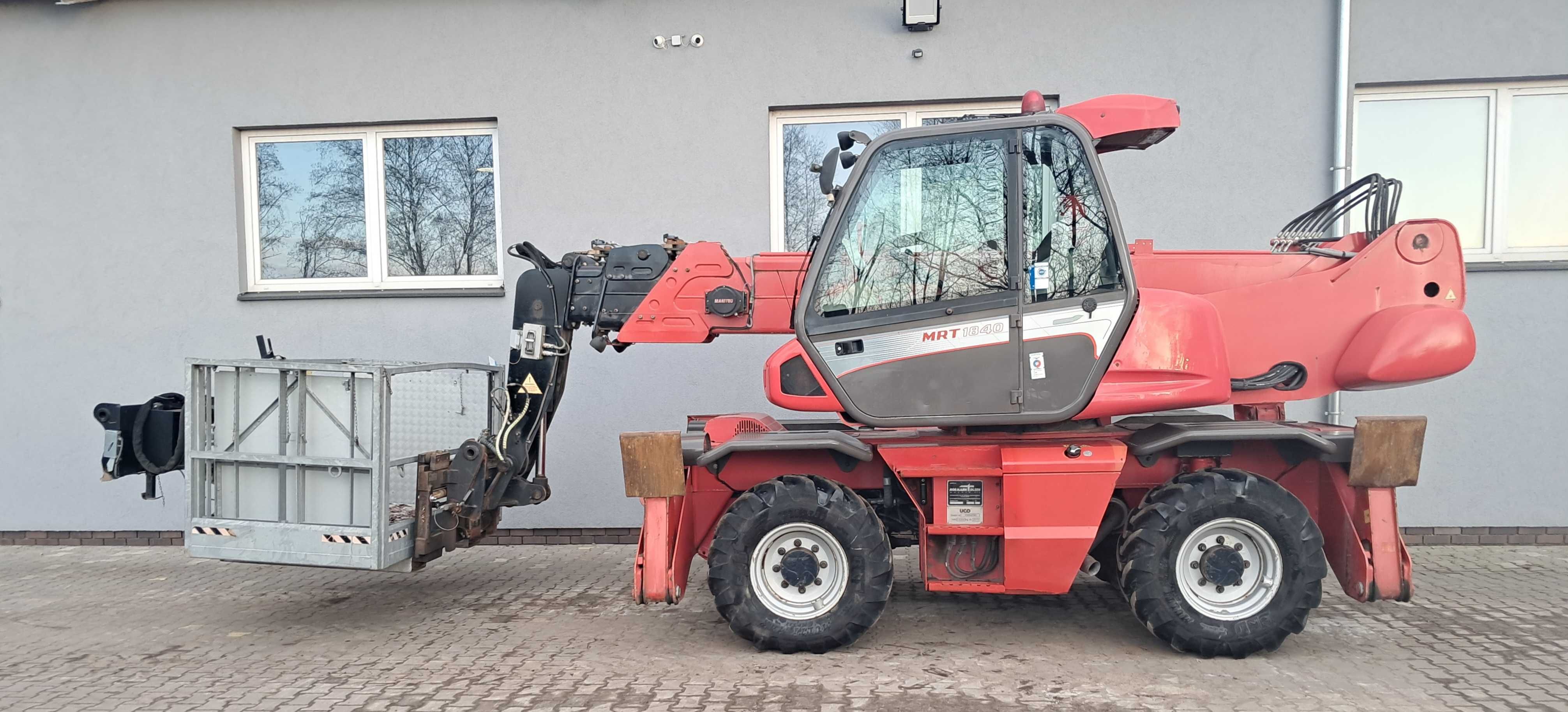 MANITOU MRT 1840 Easy Klima Ładowarka obrotowa ROTO Ster. Radiowe Kosz