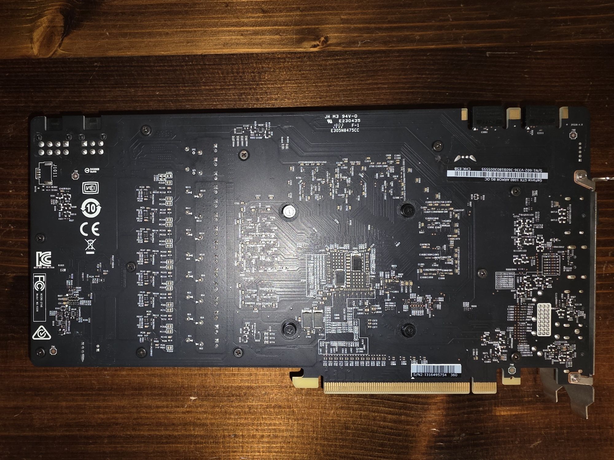 Karta graficzna MSI Geforce GTX 1080 ARMOR 8G OC