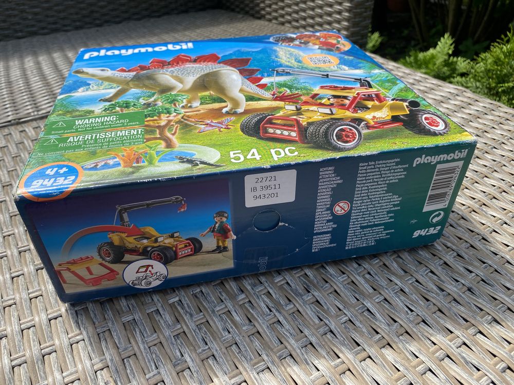 PLAYMOBIL 9432 Pojazd Badawczy z dinozaurem Stegozaurem NOWE