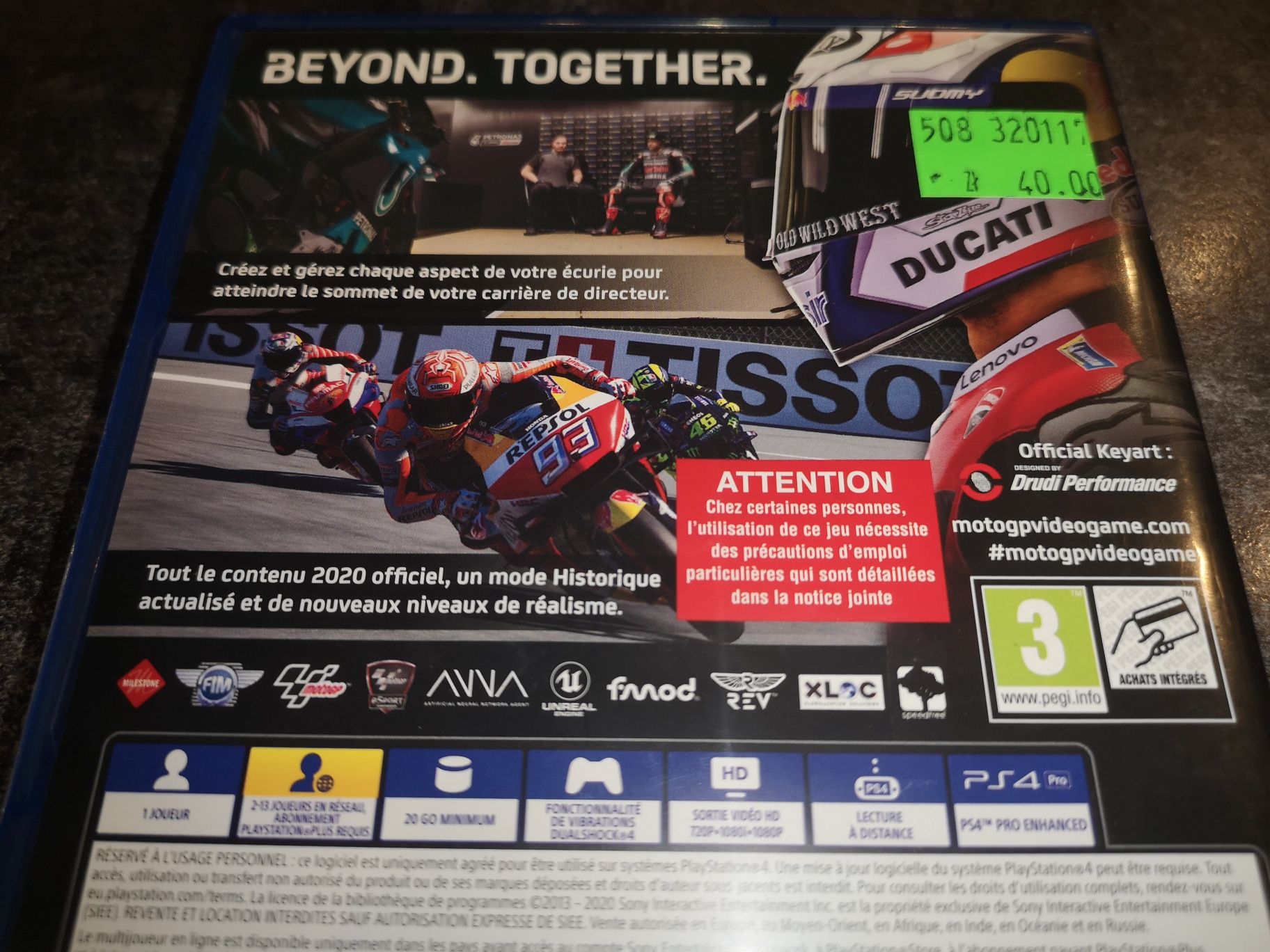 Moto GP 20 PS4 gra (możliwość wymiany) sklep Ursus