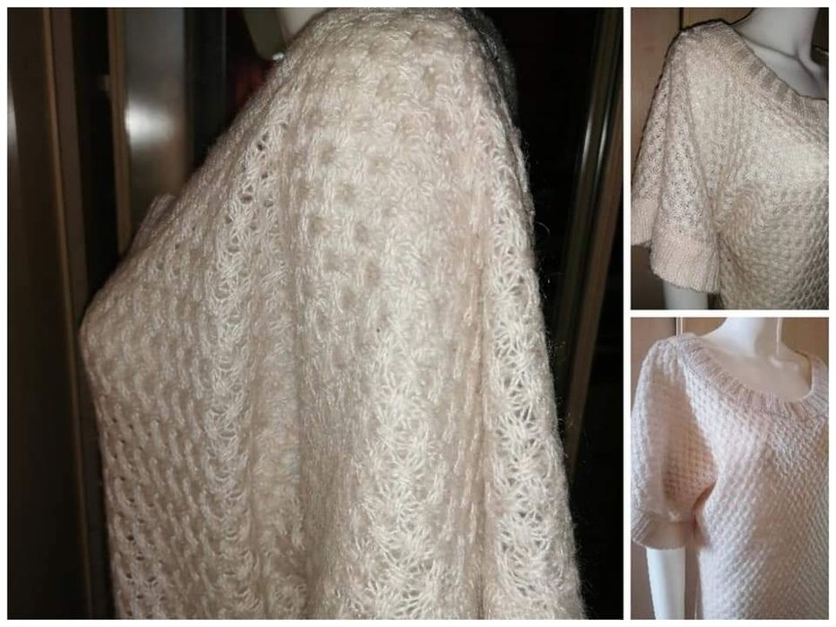 2sukienki sweterkowe tuniki oversize nietoperz Reserved Tu r. 36 S