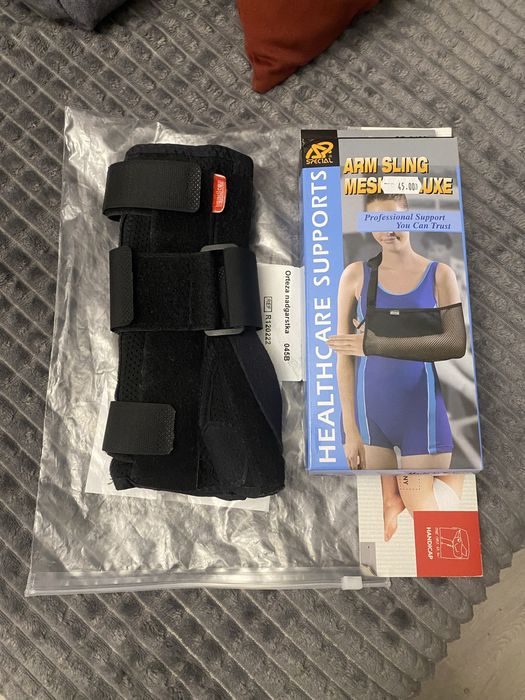 Zestaw Orteza nadgarstka + temblak