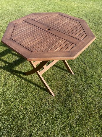 Stół drewnany ogrodowy składany