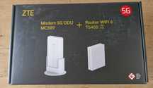 Zestaw ZTE MC889 5G ODU + router Wi-Fi T5400 Wi-Fi 6 IDU