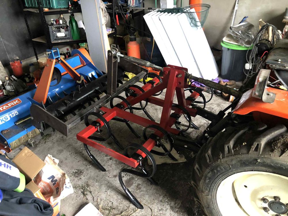 Kultywator z wałem kolczastym do mini traktorka Kubota, Yanmar, Iseki