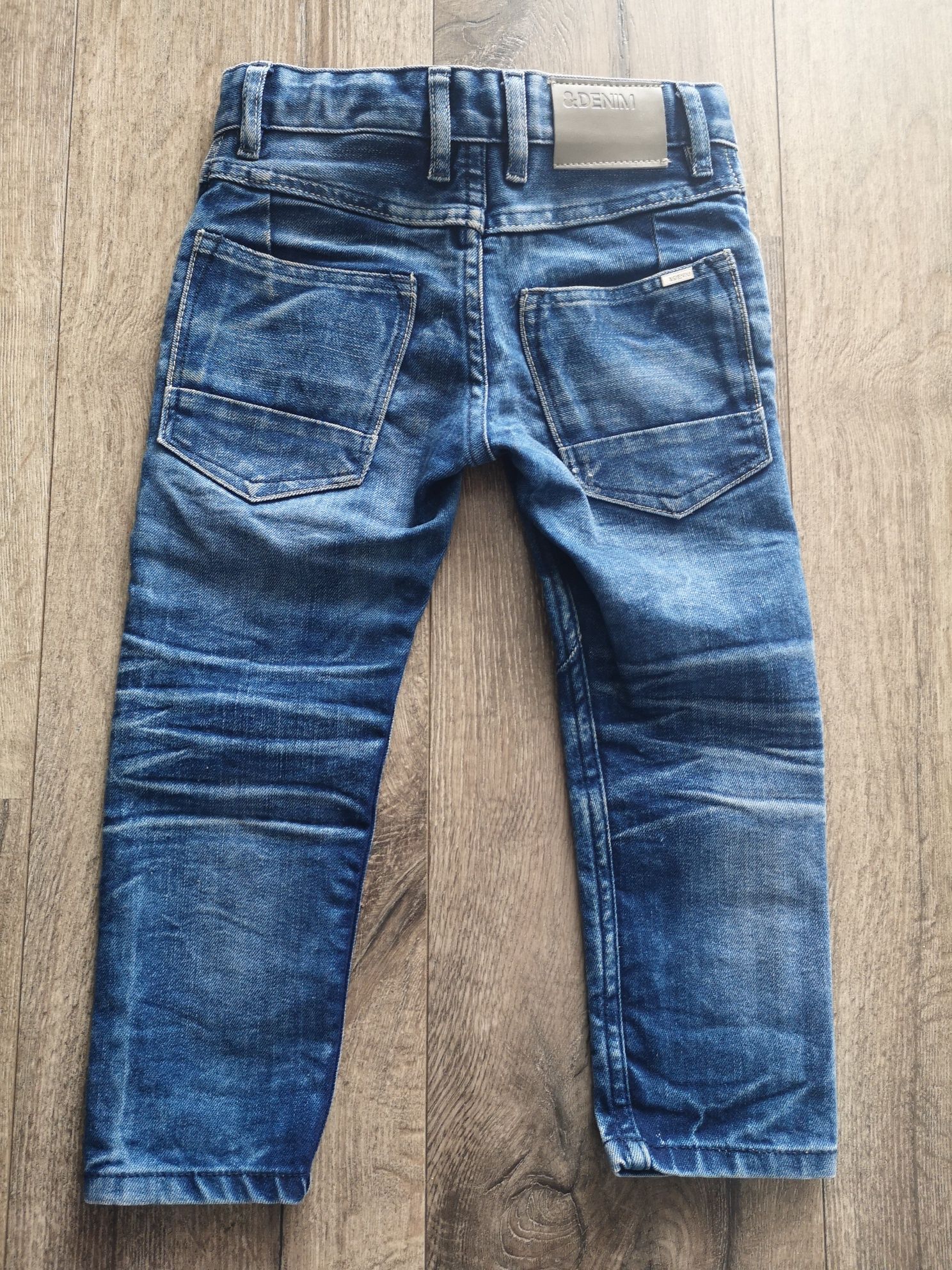 Świetnie spodnie jeansy H&M r. 98