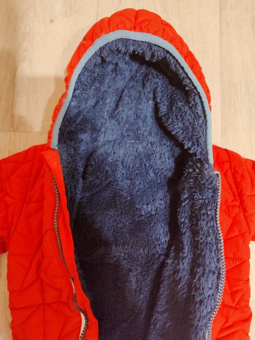 Зимний, демесезонный комбинезон на новорожденную девочку