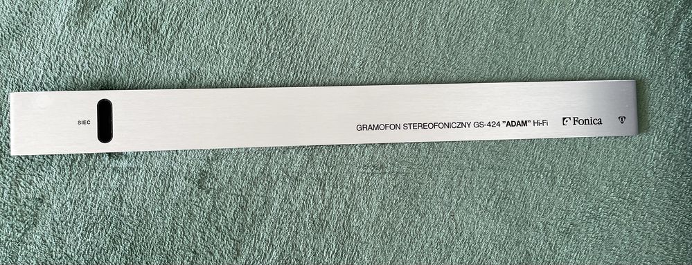 Front do gramofonu Unitra Fonika „ADAM”
