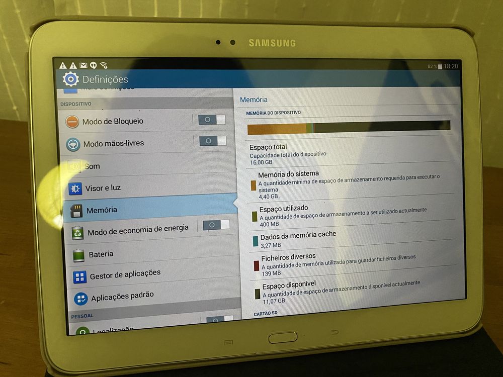 Tablet Samsung Branco