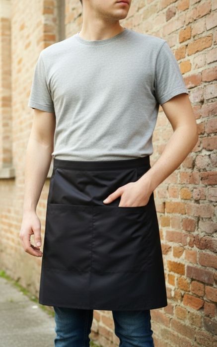 Фартух офіціанта поясний ( водовідштовхуюча тканина, армовані нитки)