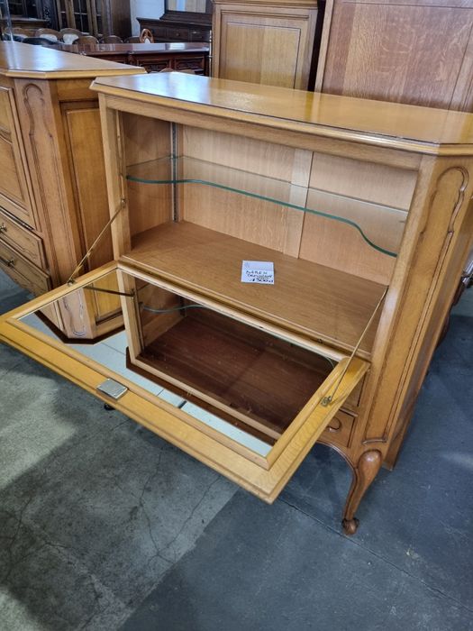 toaletka dębowa barek biurko sekretarzyk