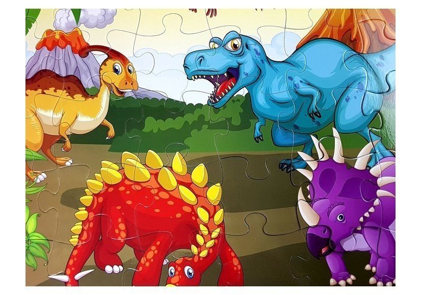 Puzzle Układanka Świat Dinozaurów 48 elem