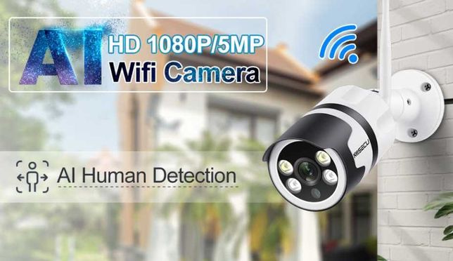Câmera Vídeo Vigilância Tuya WIFI 3MP 1560P Exterior ULTRA HD