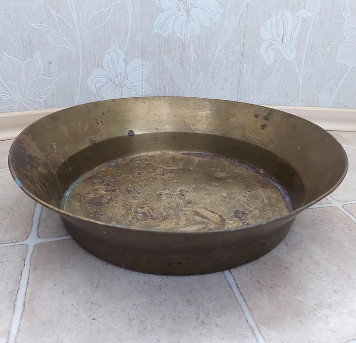 Медный таз для варенья