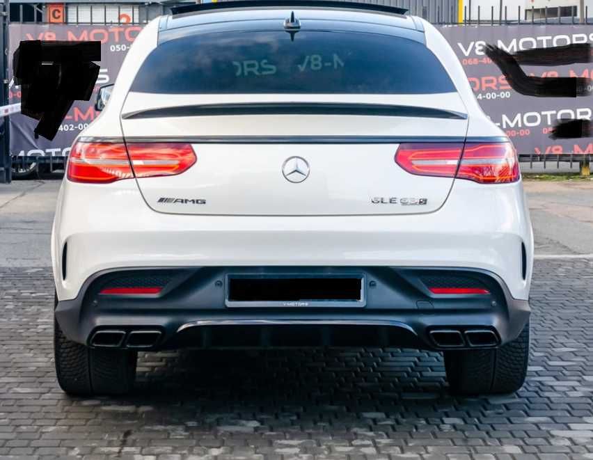 Спойлер GLE Coupe C292 Mercedes w292 2015-2019 AMG лип сабля мерседес