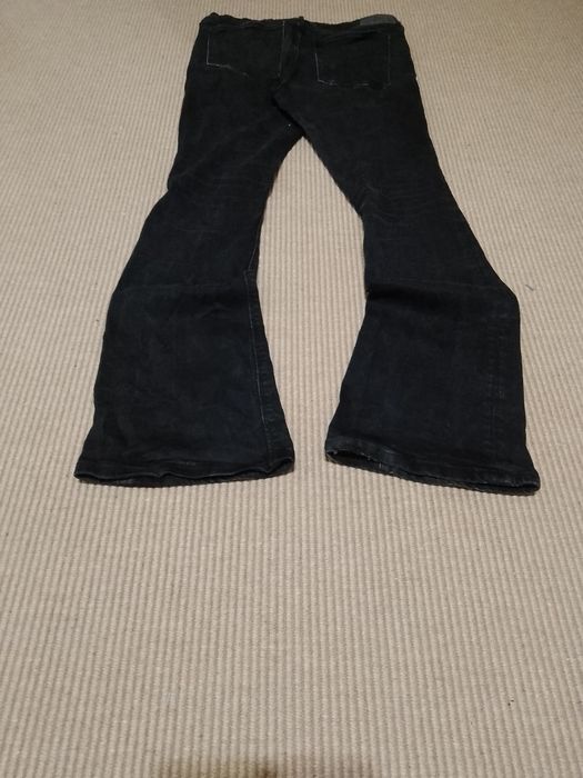 Чёрные джинсы клёш с низкой посадкой archive bootcut jeans type custom