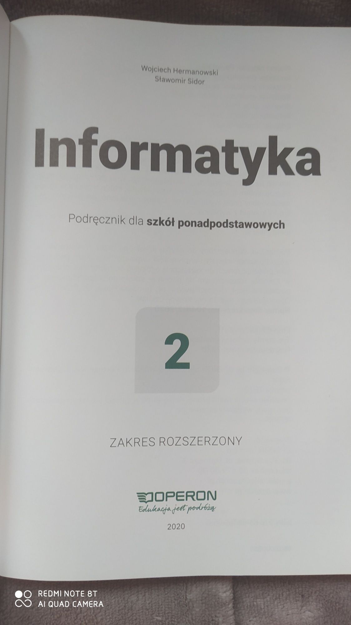 Informatyka 2 podręcznik