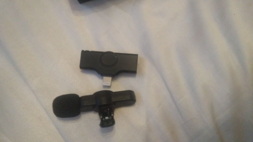 Mini mikrofon krawatowy bezprzewodowy KUWAN do iPhona